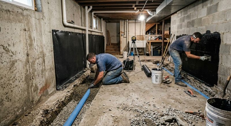 Basement Seepage Repair in Columbus, OH