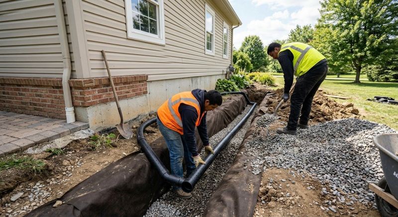 French Drain Replacement in Birmingham, AL