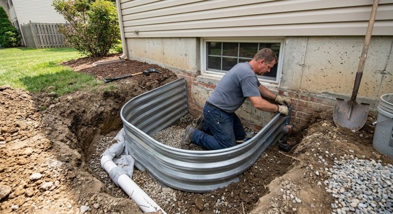 Window Well Waterproofing in Olathe, KS