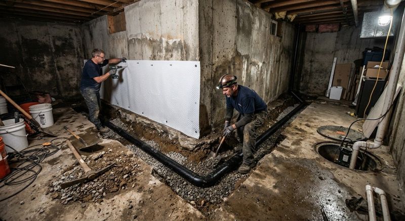 Basement Drainage Service